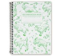 Decomposition Goatbook College Ruled Spiral Notebooks - 9.75 x 7.5 Journal with 160 Lined Pages - Notebooks for School Supplies, Home & Office - 100% Recycled Paper - Made in USA