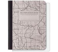 Decomposition Michael Roger Press Topographical Map Book: Grid-ruled Composition Notebook With 100% Post-consumer-waste Recycled Pages