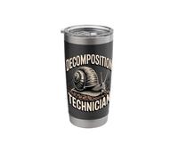 Decomposition Technician Snail Compost Humor Stainless Steel Insulated Tumbler