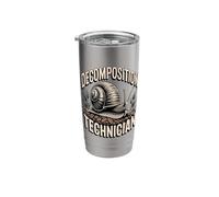 Decomposition Technician Snail Compost Humor Stainless Steel Insulated Tumbler
