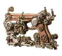 Decompression 3D Metal Puzzles DIY Gift Assembly Model Jigsaw Puzzle Creative for Adults Steam Crossbow Design Jigsaw Puzzle Can Fire Small Leash Brain Teasers Enjoy Easy DIY Projects