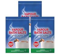 Decongestant Vapour Bath Salts 450g - Eucalyptus & Menthol Infused Soothing Mineral Crystals for Easy Breathing, Relaxation & Relief | SterlingSquare (3)