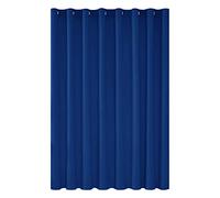 Deconovo Eyelet Blackout Solid Thermal Insulated Wide Width Curtain for Door 100 x 84 Inch Royal Blue 1 Panel