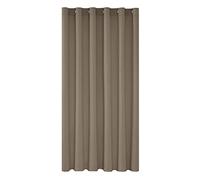 Deconovo Room Darkening Eyelet Curtain Thermal, Single Panel 203 x 214 cm, Full Length Window Curtain for Living Room, Bedroom and Balcony Door, Extra Wide 80 x 84 Inch, Khaki