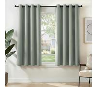 Deconovo Sage Green Curtains Blackout, Thermal Curtains for Bedroom Living Room, Energy Saving Window Eyelet Panels OEKO-TEX, W 46 x L 54 Inch, 2 Panels, 1 Pair