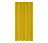 Deconovo Soild Noise Reduction Eyelet Door Curtain Thermal Curtain Wide Width Blackout Curtain Panel for Door 80 x 84 Inch Mellow Yellow 1 Panel