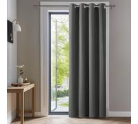 Deconovo Thermal Door Curtain Grey Blackout Curtain Bedroom 52"x84" 1 Panel