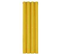 Deconovo Window Treatment Thermal Insulated Curtain for Girls Room 52"x 63" Mellow Yellow 1 PANEL