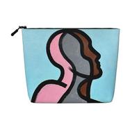 Deconstructing The Silhouette Print Stylish Makeup Bag, Cosmetic Bag for Women for Daily Use, Trips and Business Travel