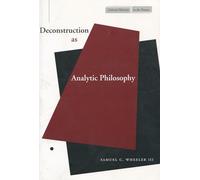 Deconstruction as Analytic Philosophy (Cultural Memory in the Present)