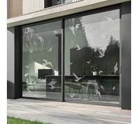 Decooo.be Anti-Collision Stickers to Prevent Bird Strikes on Window Glass - Choice of Colours Available (Set of 17 Silhouettes) Sablés-dépolis-translucides