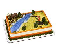 Decopac Deer Hunting Cake Decorating Set Multi, Deer 3.1" x 1.35" x 3.1"; Hunter 3.4" x 1.35" x 2.65"