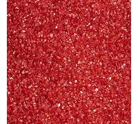 DecoPac Red Edible Sugar Sprinkles Edible Grinding Sugar in Hand Container, Sugar Mixture for Celebration Cakes, Cupcakes, Biscuits, 940 ml, Red