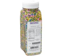 DECOPAC Spring Fusion Mix Candy Sprinkles, 26oz, Fancy Sprinkles in Handheld Container, Edible Sprinkles For Celebration Cakes, Cupcakes, Cookies and Donuts
