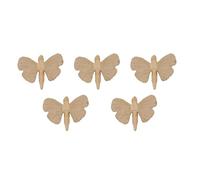 Décopatch AP144Opack - Un lot de 5 Supports en Papier brun pulpé 14x9x2 cm, Papillon
