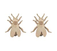 décopatch AP166C - One Brown pulped paper holder 3x11.5x12.5 cm, Bee - DIY - Customisable Décor - Completely Personalise - Creative + Leisure Activity (Pack of 2)