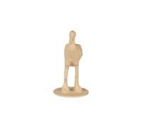 Décopatch AP200Cpack - Un Lot de 5 Supports à décorer en Papier pulpé brun 10x7,5x15cm, Cigogne