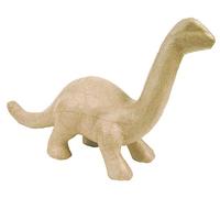 Décopatch - Ref SA104O - Brontosaurus Dinosaur - Papier Maché Object to Decorate - 29 x 8 x 16cm - Decorate with Décopatch Papers & PaperPatch Glue, Glitter, Paints