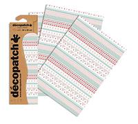 Décopatch C715O - A pouch of 3 sheets of printed paper 30x40 cm, Apache - DIY - Customisable Décor - Completely Personalise - Creative + Leisure Activity