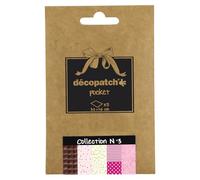 décopatch Pocket Papers Collection No.3, Assorted Colours, 13x9.5cm