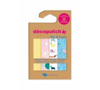Décopatch DP037C - A Pouch of 4 Sheets - Dimensions 30x40cm - Printed paper, children, balloons - Mix & Patch - From 5 years, DIY, design, renovation
