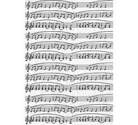 Décopatch FDA468O - A pocket of 20 sheets - Size: 30x40 cm - Musical notes - DIY - Customisable Décor - Completely Personalise - Creative + Leisure Activity