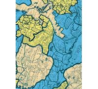 Décopatch FDA691O - A pocket of 20 sheets - Size: 30x40 cm - World Map - DIY - Customisable Décor - Completely Personalise - Creative + Leisure Activity