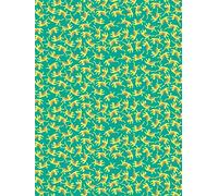 Décopatch FDA885C - A pocket of 20 paper sheets - Printed patterns, fluorescent effect animals - 30x40 cm