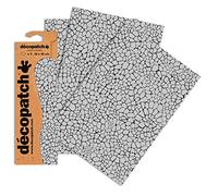 Décopatch Grey Reptile Print Paper, 30x40cm (Pack of 3 sheets)
