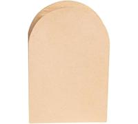 Décopatch HD091C - Brown papier-mâché stand 16x5x25 cm - Waterproof - Large arch vase - DIY - Customisable Décor - Completely Personalise - Creative + Leisure