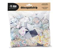 Décopatch MP007C - A maxi pack of 11,000 squares of 3 x 3 cm sheets, assorted designs - DIY - Customisable Décor - Completely Personalise - Creative Leisure