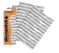 Décopatch Music Paper, 30x40cm (Pack of 3 sheets)