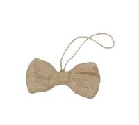 Décopatch NO046Cpack - Un Lot de 5 Supports en Papier brun pulpé 1,5x8,5x5 cm, Noeud Papillon à suspendre