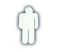 Décopatch - Ref AC771C - Large Boy / Male (White) - Papier Maché Object to Decorate - 3 x 10.6 x 20.5cm - Decorate with Décopatch Papers & PaperPatch Glue, Glitter, Paints