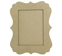 Décopatch - Ref CD014O - Festoon Frame - Papier Maché Object to Decorate - 1 x 20 x 25cm - Decorate with Décopatch Papers & PaperPatch Glue, Glitter, Paints