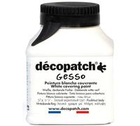 Décopatch - Ref GE70AO - Gesso Primer Paint - 70g Bottle - Thick White Acrylic Paint, Suitable for Creating a Plain White Base on Papier Maché Before Decoration