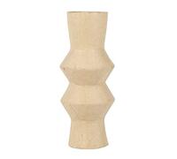 Décopatch - Ref HD070C - Ribbed Vase - Papier Maché Object to Decorate - 10 x 10 x 25cm - Decorate with Décopatch Papers & PaperPatch Glue, Glitter, Paints