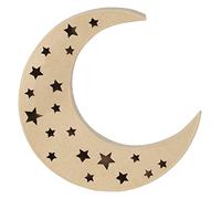 Décopatch - Ref HD078C - Large Hanging Moon - Papier Maché Object to Decorate - 34 x 5 x 35cm - Decorate with Décopatch Papers & PaperPatch Glue, Glitter, Paints
