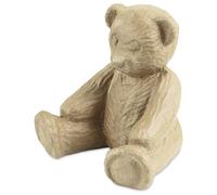 Décopatch - Ref LA025C - Teddy Bear - Papier Maché Object to Decorate - 38 x 30 x 35cm - Decorate with Décopatch Papers & PaperPatch Glue, Glitter, Paints