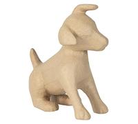 Décopatch - Ref LA026C - Medium Dog - Papier Maché Object to Decorate - 33 x 15 x 35cm - Decorate with Décopatch Papers & PaperPatch Glue, Glitter, Paints