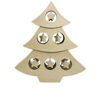 Décopatch - Ref NO016O - Star Christmas Tree - Papier Maché Object to Decorate - 10 x 39 x 47cm - Decorate with Décopatch Papers & PaperPatch Glue, Glitter, Paints