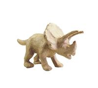 Décopatch - Ref SA181O - Triceratops Dinosaur - Papier Maché Object to Decorate - 29 x 12 x 15.5cm - Decorate with Décopatch Papers & PaperPatch Glue, Glitter, Paints