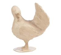Décopatch - Ref SA191C - Chicken - Papier Maché Object to Decorate - 11 x 12 x 15cm - Decorate with Décopatch Papers & PaperPatch Glue, Glitter, Paints