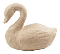 Décopatch - Ref SA192C - Swan - Papier Maché Object to Decorate - 16.5 x 8.5 x 14cm - Decorate with Décopatch Papers & PaperPatch Glue, Glitter, Paints