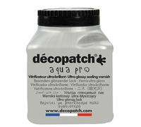 Décopatch - Ref VAUB180AO - Aqua Pro Ultra Glossy Sealing Water-Based Varnish - Glossy Finish - Can Protect Maché Item From Heat, Moisture & Detergents - 180ml Bottle