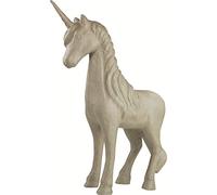 Décopatch - Ref XLA21O - Unicorn - Extra Large Papier Mache Object to Decorate - 84 x 65 x 45cm - Decorate with Décopatch Papers & PaperPatch Glue, Glitter, Paints