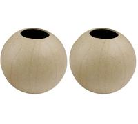 décopatch Round Bowl Vase Mache, 11 x 11 x 10,5 (Pack of 2)