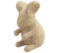 Décopatch SA195C - One Brown paper mache stand - Size: 10x9x16 cm, Rat - DIY - Customisable Décor - Completely Personalise - Creative Leisure Activity