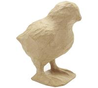 Décopatch SA208C - A brown papier-mâché stand - Size: 11.5x8x12.5 cm, Chick - DIY - Customisable Décor - Completely Personalise - Creative Leisure Activity