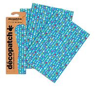 Décopatch Small Hearts Paper, Assorted colours, 30x40cm (Pack of 3 sheets)
